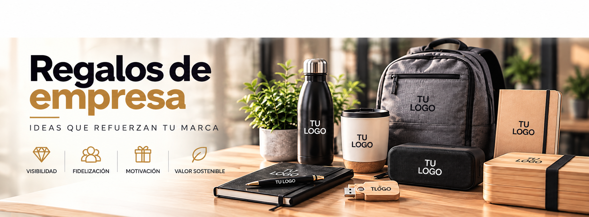 Regalos de empresa personalizados y merchandising personalizado Desmarkat