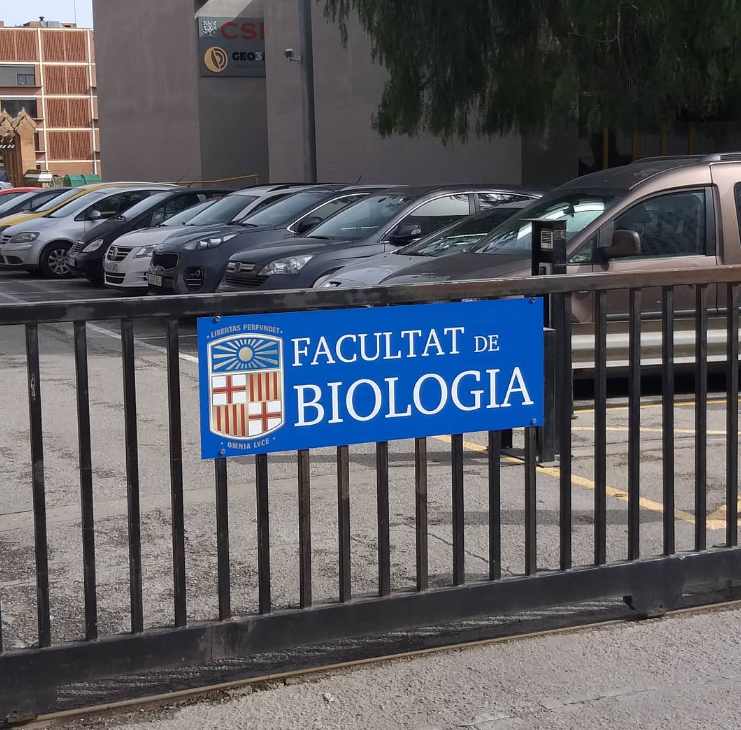 Señalética Facultat de Biologia