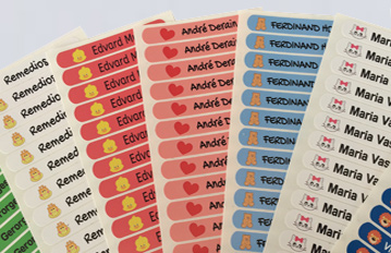 100 etiquetas para objetos