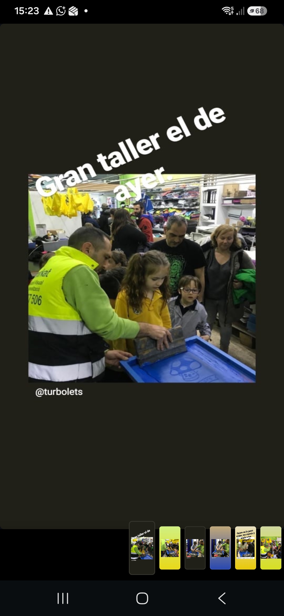 Taller con familias en Desmarkat