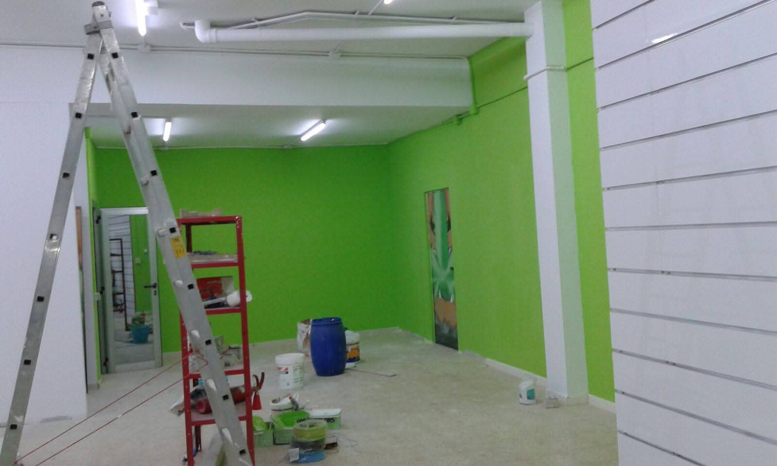 Preparación del local de Desmarkat para su apertura